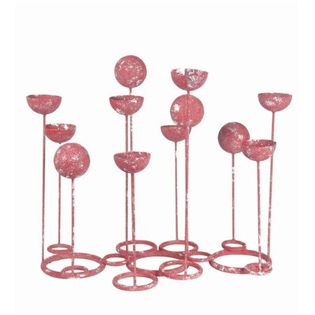 PRIVILEGE Privilege 63973 Multi-Shaped Candle Holders on Stand 63973